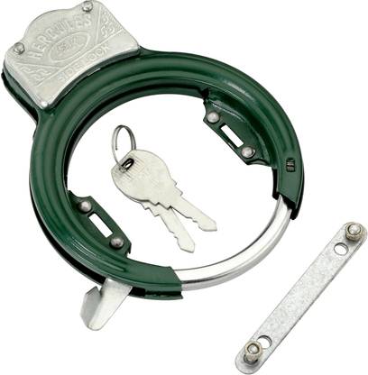 Hercules Arlin MR Side Lock (Cycle Frame Lock) with 2 Keys (Green) Cycle Lock