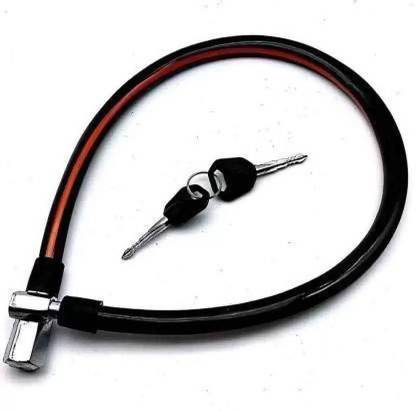 Unrang Cycle, Bike, Helmet Cable Lock with 2 Star Keys Cycle Lock