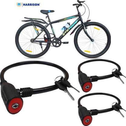 HARRISON D/A 0198 Small Brass & Metallic Cycle Lock Cycle Lock