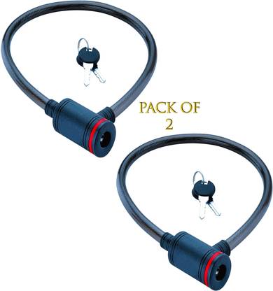 HELENSON Locks | Cable Lock | Cycle Locks | Helmets or Scooters (Pack of 2) Cycle Lock