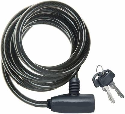impetus Cycle Key Lock Bicycle Cable 120 cm Length Spiral Lock for Helmet MTB Bike Cycle Lock