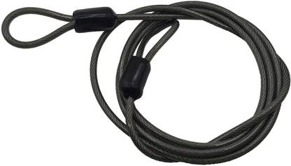 Calandis Cycling Bike Bicycle Lock Security Loop Cable Lock Scooter U-Lock Black Cycle Lock