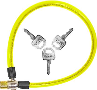 Vespa Heavy 8-Lever Lock – 1 Lock with 2 Keys Multi-Use for Bike, Helmet, Cart & More Cycle Lock