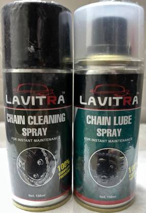 LAVITRA Chain Lubricant Spray And Chain Cleaning Spray For Chains (150ML) Bicycle Lubricant