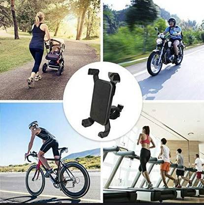 AlexVyan Universal Bicycle Bike Mount Holder Navigation 360 Degree Rotation Bicycle Phone Holder
