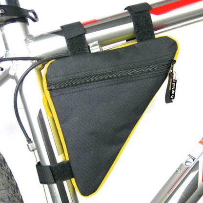 KRAPTICK Triangle Bike Bag Bike Frame Bag for Bicycle, Cycle Triangle Bag, Bicycle Phone Holder