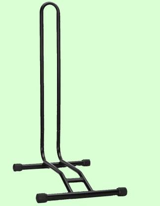 IndiaLot Bicycle Parking Stand, Bicycle Floor Parking Holder Stand Black 0005 Bicycle Rack