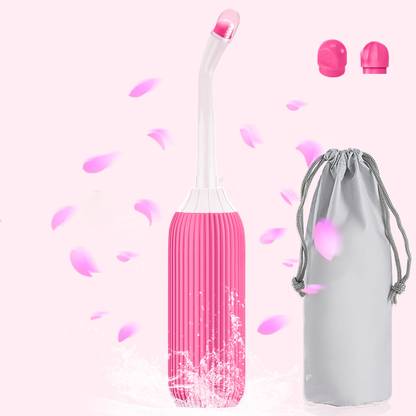 SUPVOX 500ml Portable Retractable Travel Bidet for Toilet Handheld Postpartum Perineal Manual Bidets