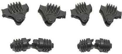 MJAuto Rubber Compatible for Yamaha RX-100 (Pack of 8) Bike Air Filter Cover
