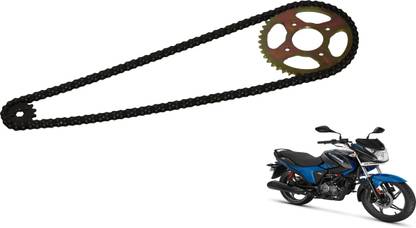 Digital Craft Bike Chain Sprocket Set Compatible for Glamour BS6 45 Teeth Sprocket
