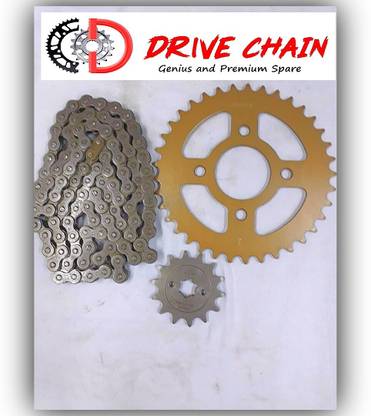 DRIVECHAIN Kit Bajaj Pulsar 200CC (38T-14T-520*104L) 38 Teeth Sprocket
