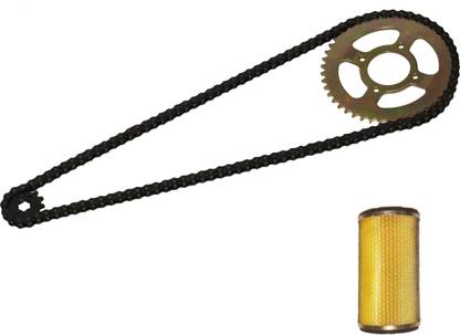 Digital Craft TVS APACHE RTR 160 CHAIN SPROCKET KIT WITH AIR FILTER [ PACK OF 4 ] 44 Teeth Sprocket