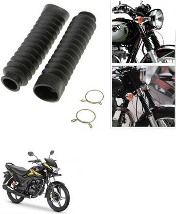 SRPHERE Motorcycle Front Fork Cover Shock Protector Dust Guard For Honda CB Shine SP Motorcycle Fork Cover