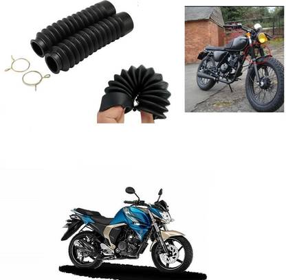 Atoray Motorcycle Rubber Protector Front Fork Shock Dust Cover For Yamaha FZ-S Bike Clutch Cover