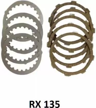 MJAuto Rx 135 Clutch pressure plate set of 11 Pcs Bike Clutch Cover