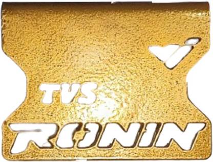 Yuvraj Industries TVS Ronin golden fluid cap cover Handlebar Hand Guard