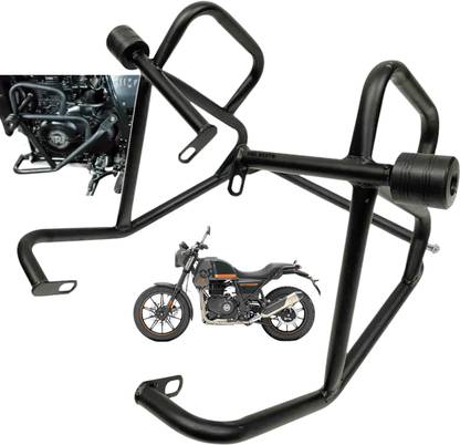 Dhe Best Motorcycle Leg Guard Crash Bar With Frame Slider for RE Scram 440 Bike Crash Guard
