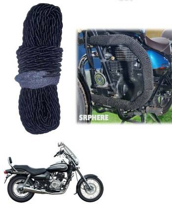SRPHERE Bike Crash Guard Black Rope 12 Meter Long For Avenger 220 DTS-i