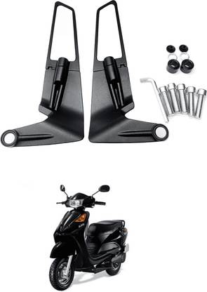 LOVMOTO Universal Motorcycle Adjustable Rotating Rear View Mirror Wing Side Mirror SG30 Bike Mobile Holder