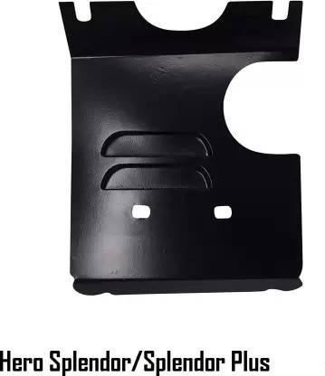 CROXIV ENGINE PLATE SAFETY GUARD FOR HERO SPLENDOR PLUS/PRO - BS4 Bike Engine Guard