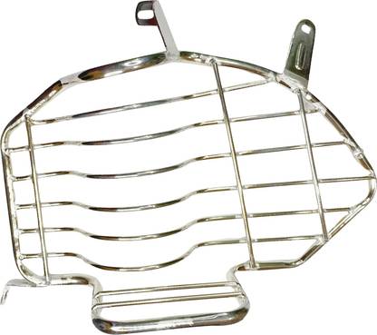 Dhe Best Bike Side Saree Guard with Foot Rest Chrome For Yamaha RX 135 & RX 100 Bike Saree Guard