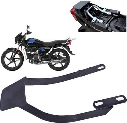 DAZZRIDE Metal Black Rear Seat Tail Protector For Splendor, Splendor Pro, Splendor Plus Bike Crash Guard