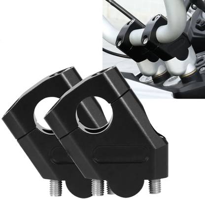 Vagary Universal Bike Handle Riser / Handlebar Height Raiser Clamps Handlebar Hand Guard