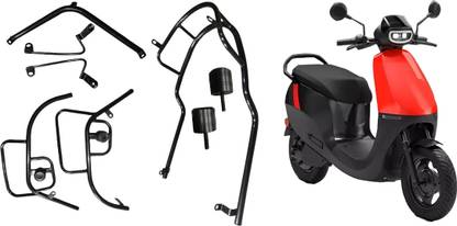 KSHEERI OLA S1X | OLA S1X PLUS CRASH GUARD WITH FRAME SLIDER FRONT AND REAR CRASH GUARD