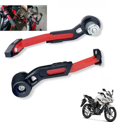 Generox Lever Protector Guard GX-LeverGuard-RED-103 Bike Crash Guard