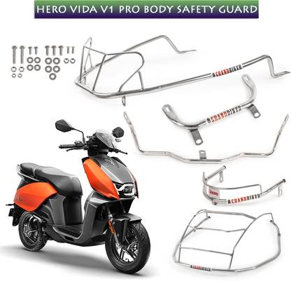 Grandbiker Steel Crash Guard Compatible for Scooter Vida V1 pro