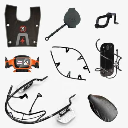 FAVOURITE AUTO ACCESSORIES Combo kit For S1 Air Bike Crash Guard