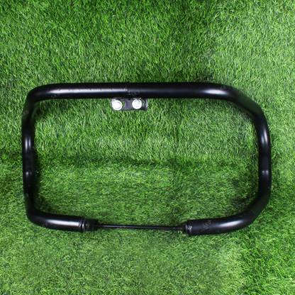 SK9 ROYAL ENFIELD HUNTER ORIGINAL FITING HEAVY-DUTY LEG GUARD BLACK MADE IN INDIA Bike Crash Guard