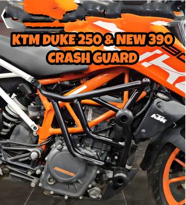 RS ACESSORIES HUB KTM Duke BS6 Crash Guard Protector Guard for KTM Duke 250/390 with 4 Pcs Slider