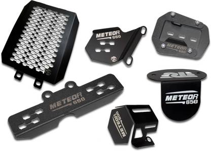 OBEROI'S TRADERS Combo of Super Meteor 650 Bike Protective Complete Set Accessories Kit Bike Crash Guard