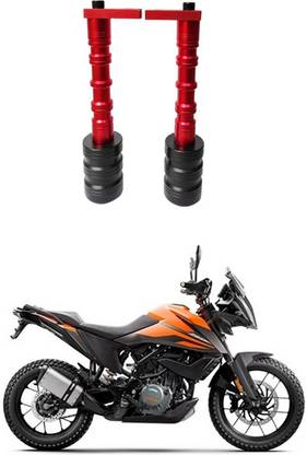 EverLand Red Heavy Duty CNC Frame Slider Crash Protection Guard (Frame Protector) EL-221 Bike Crash Guard