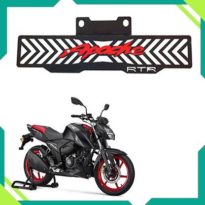 DAZZRIDE Heavy Quality TVS Apache RTR 160 4V / 200 4V बाइक रेडिएटर गार्ड