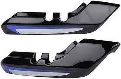 THE ONE CUSTOM Tail Panel for Splendor Plus (Black/Blue) Bike Crash Guard