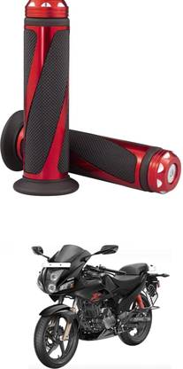 GONAMA Universal 7/8"(22mm) CNC Motorcycle Handlebar Grips with Bar End Cap SX480 Handle Bar Donut For TVS Jive