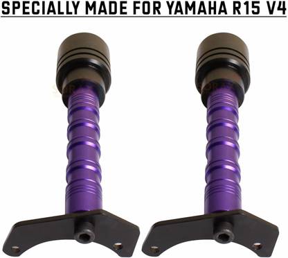 way2gmart Yamaha R15 V4/M Stylish frame bike protective Square Slider Purple Bike Crash Guard