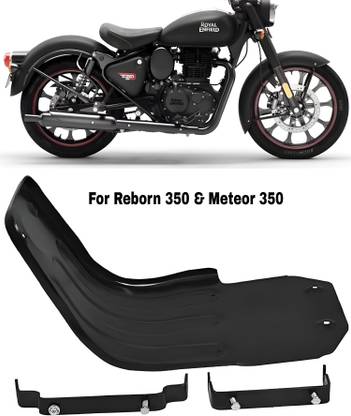 MEYOU BULLET BLACK METAL SUM GUARD ENGINE GUARD, REBORN CLASSIC 350 AND METEOR 350 Bike Engine Guard