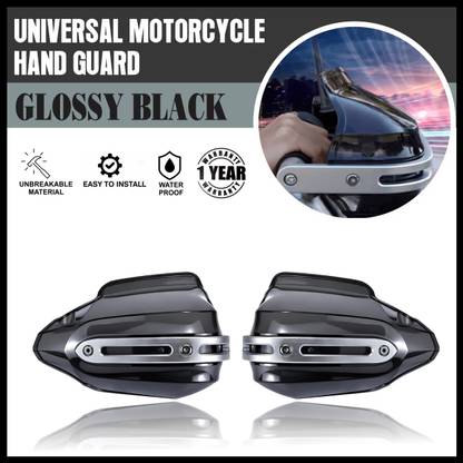 MIKANIX Universal Bike Hand Guard Brake / Clutch Lever Guard Protector / Wind Deflectors Handlebar Hand Guard