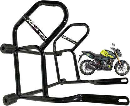 Dhe Best Motorcycle H5 Leg Guard Crash Bar With Frame Slider for Hero Xtreme 160R 4V Bike Crash Guard