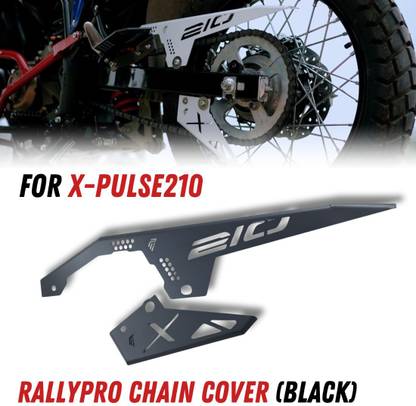 PHANTOM Chain Cover X-Pullsse 210-Heavy Duty Chain Guard – Black Variation Bike Crash Guard