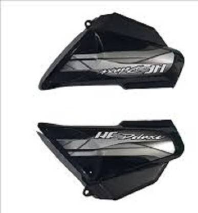 PARASNATH Hf deluxe 2019 model black grey side panel Bike Crash Guard