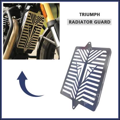 ASRYD Triumph Speed 400 Radiator Guard Aluminium Best Quality Bike Radiator Guard