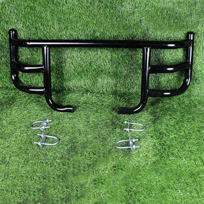 B.K Accessories SPLENDOR AIR FLY LEG GUARD BLACK HEAVY DUTY MATERIAL Bike Crash Guard