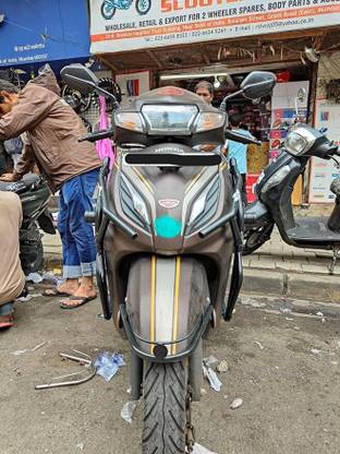 RATANA (Activa 6G), Front , Rear Guard with Frame Slider (Crash Guard) Without Footrest
