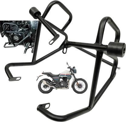 Dhe Best Bike Accessories Crash Guard Support Frame Slider for RE Scram 440