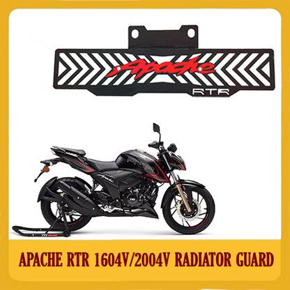 DAZZRIDE Top Quality Apache Radiator Guard For TVS Apache RTR 160/200 4V Bike Radiator Guard