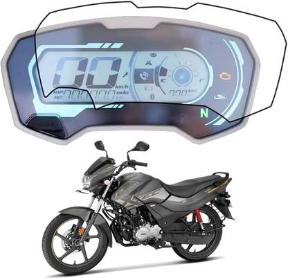 Afpin Impossible Screen Guard for HERO PASSION XTEC BS6 Screen Guard Protector Accessories Motorcycle Digital Console Speedometer- Clear